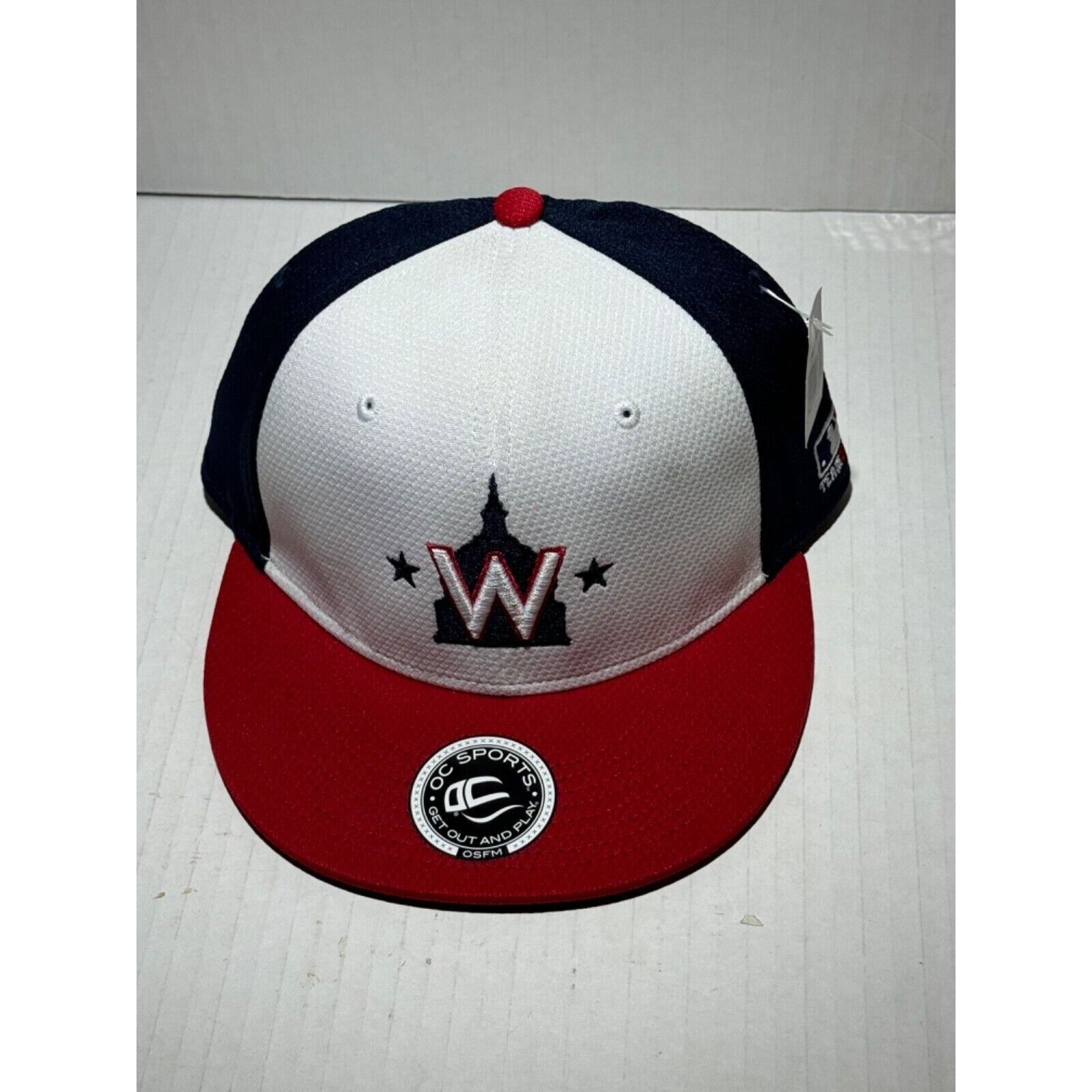 Outdoor Cap Inc. MLB Performance Flat Visor MLB-400 WASHINGTON NATIONALS OSFM