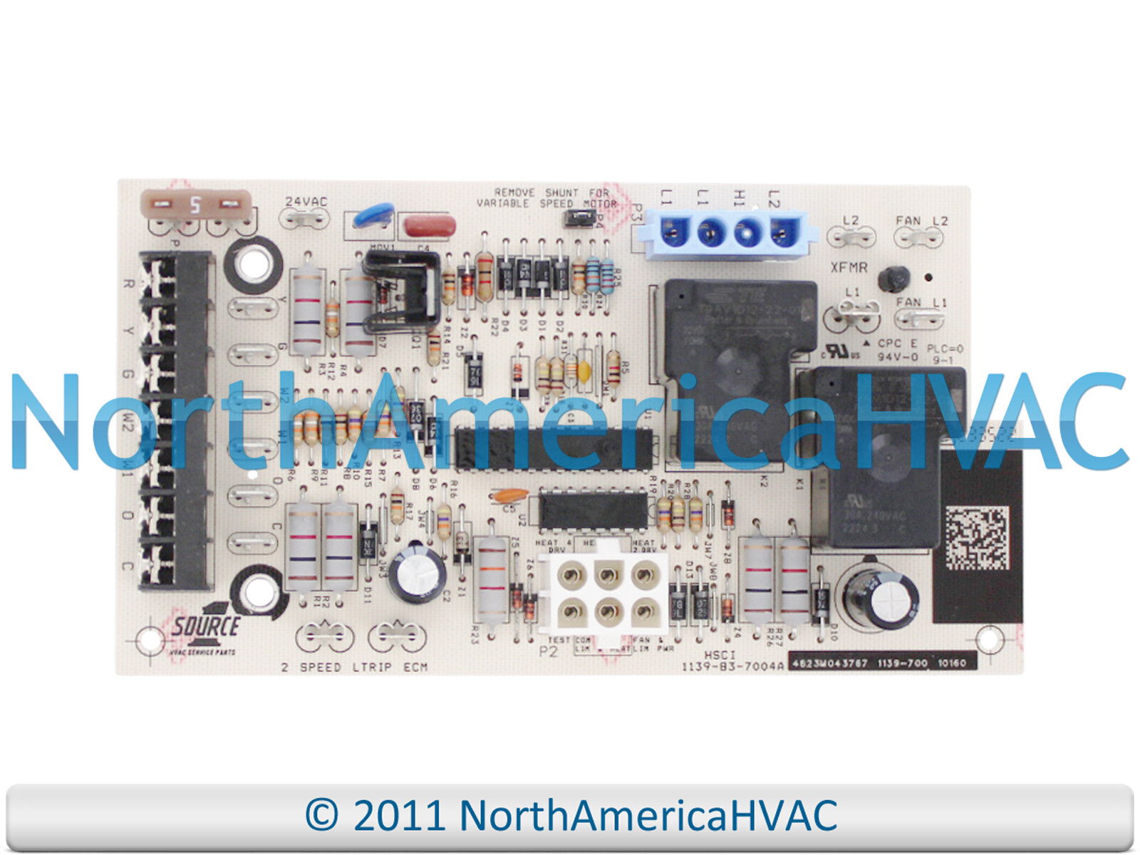 OEM Furnace Control Board Fits York Coleman Luxaire 031-01264-002 S1-03101264002