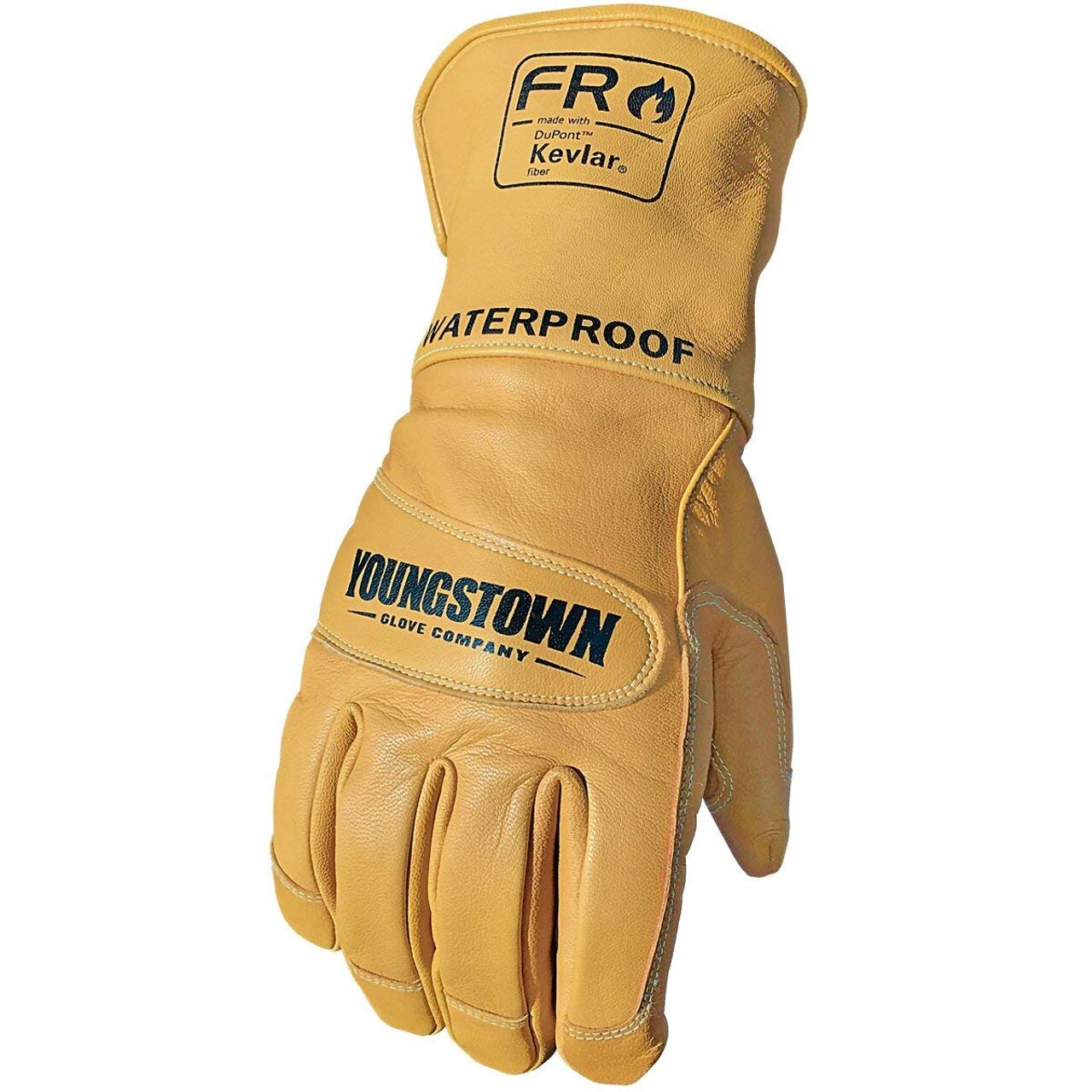Youngstown Glove 11-3285-60-M FR Waterproof Leather Utility Lined w/ Kevlar