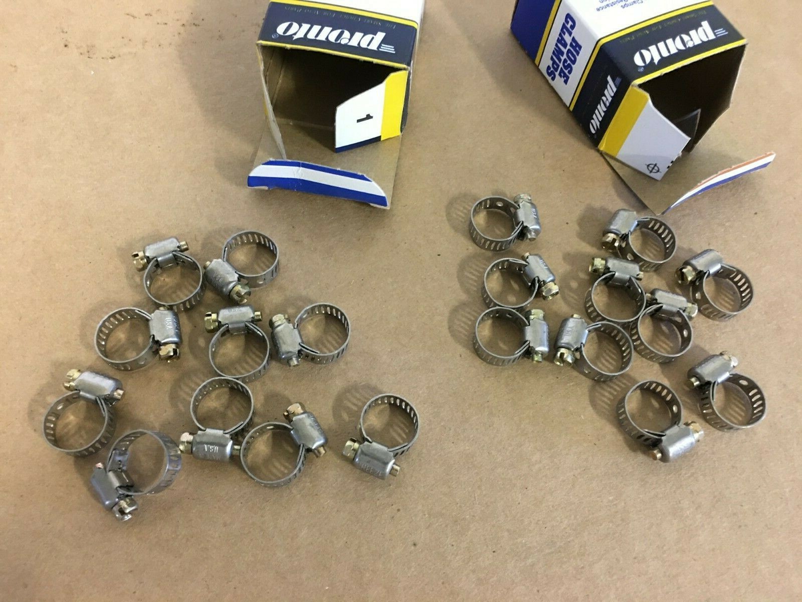 Pronto Breeze lot 20 hose clamp #3504 Big Dog Motorcycles 7/32"- 5/8 Harley AIH