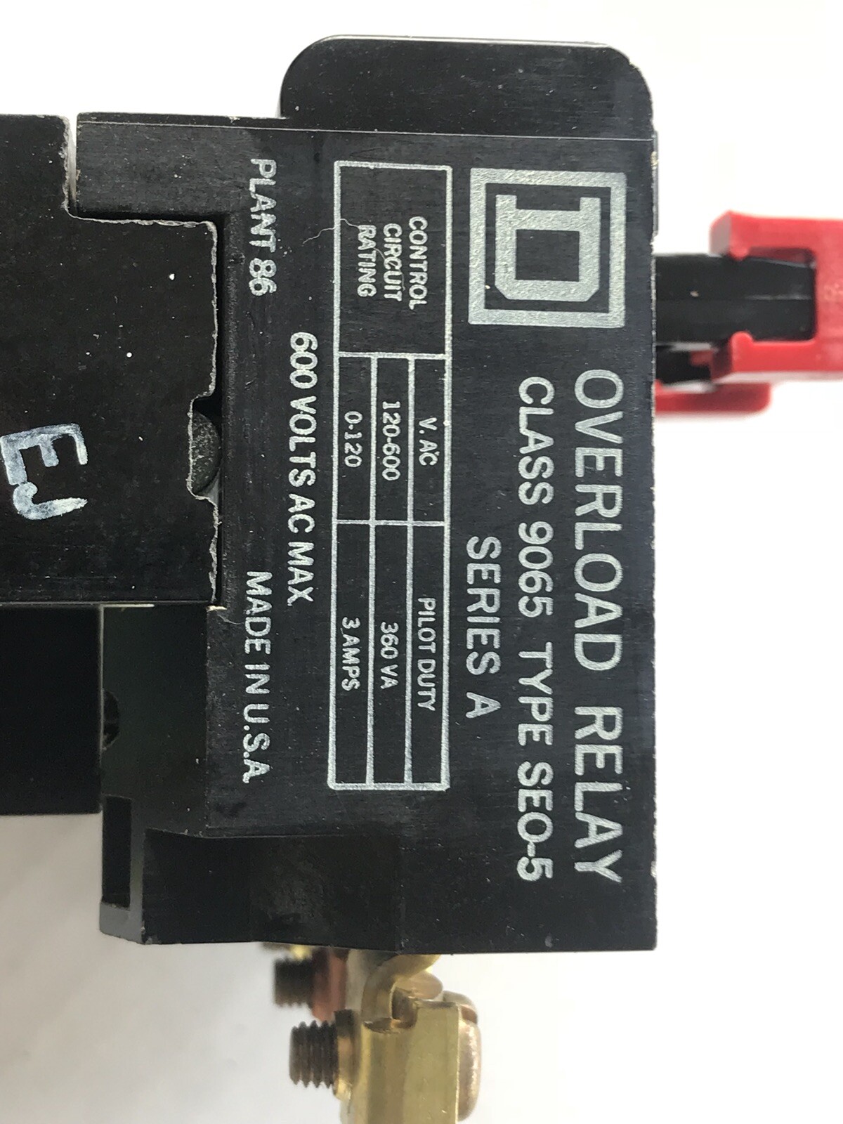 Square D 87882 Thermal Overload Relay NEW old stock