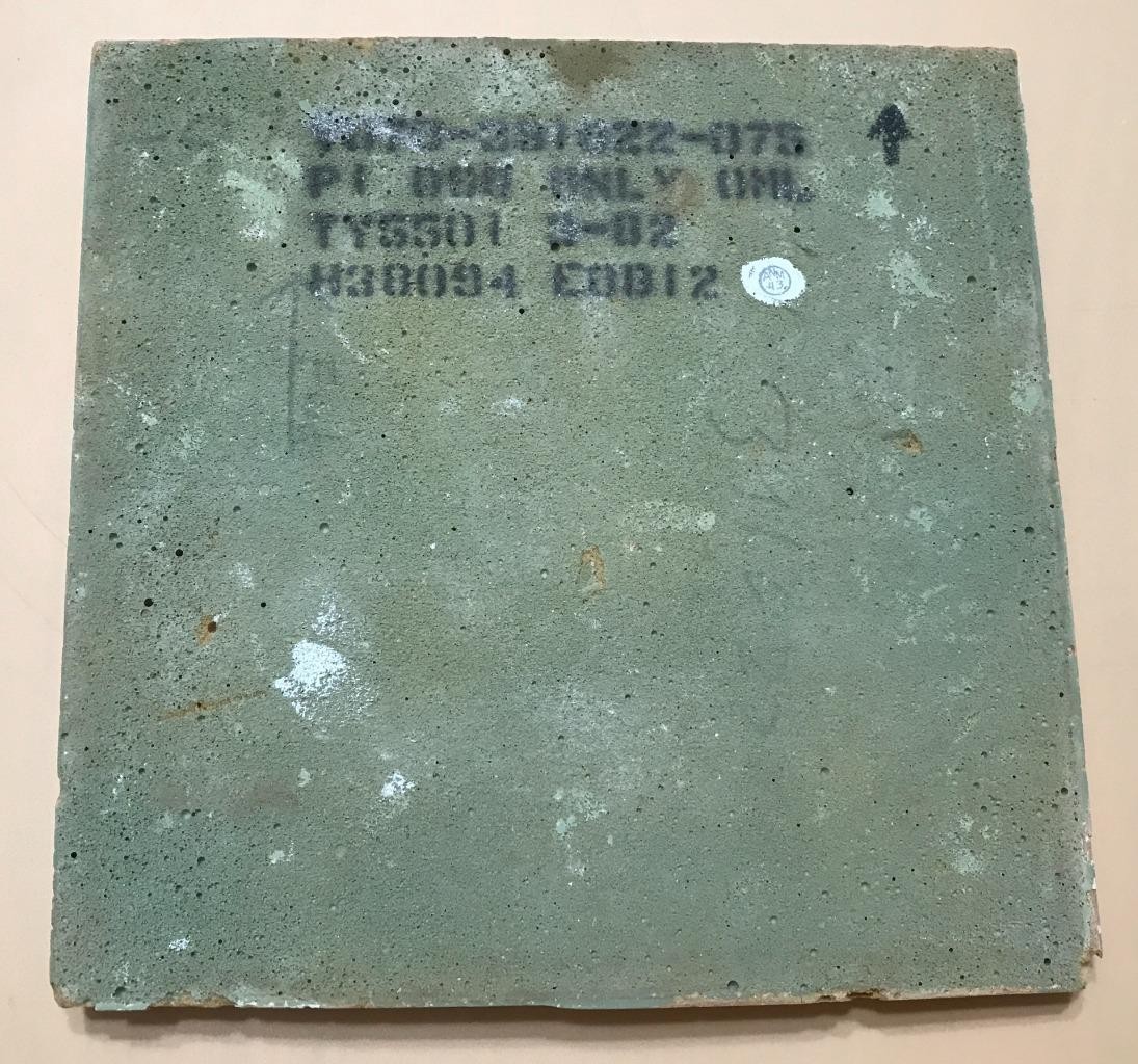NASA Space Shuttle Fit Check Tile, Challenger 099 Only Unique Shape FWD Fuselage