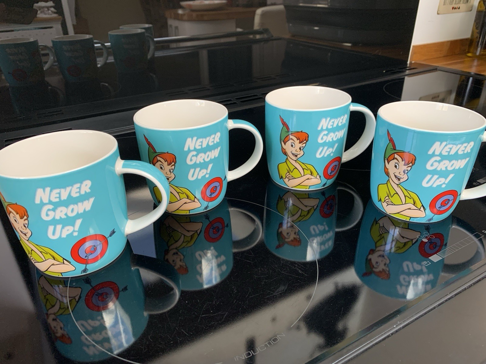 Peter Pan Mugs x 4 (never Used)