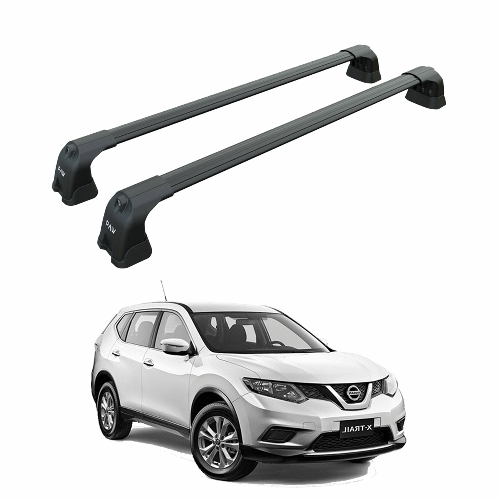 For Nissan X-Trail T32 2014-2021 Roof Rack System, Aluminium Cross Bar, Fix Poin