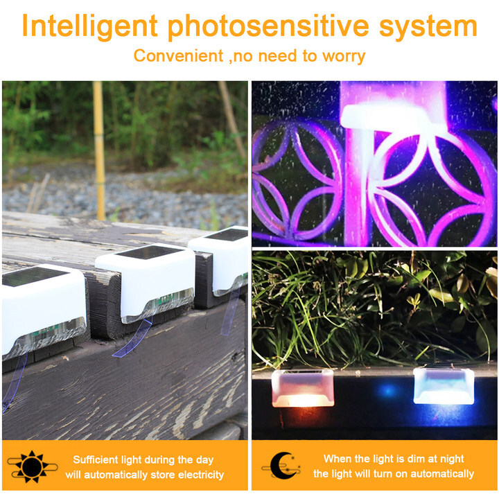 16Pcs Solar Pool Side Lights Color Changing Deck Lights Swimming Pool Side Decor