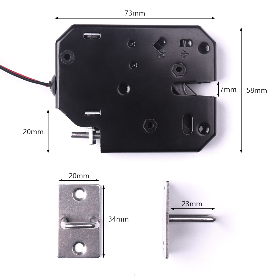 DC 12V Electromagnetic Electric Control Security Vending Machine Express Cabinet