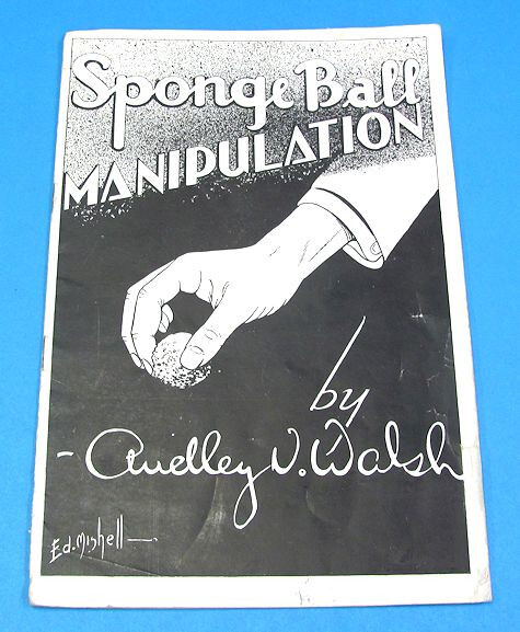 SPONGE BALL MANIPULATION BOOK  16 PAGES AND 4 RED SPONGE BALLS 1.75