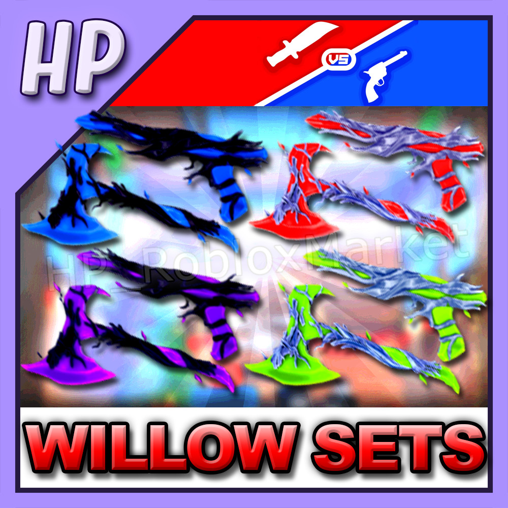 ALL WILLOW SETS | MVSD - Murderers vs Sheriffs Duels [⚡Purple Green Blue Red⚡]