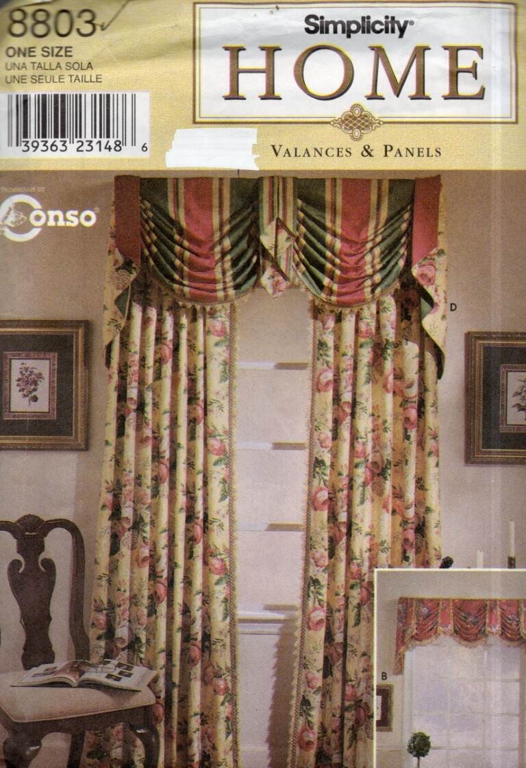 8803 SIMPLICITY HOME VALANCES & PANELS