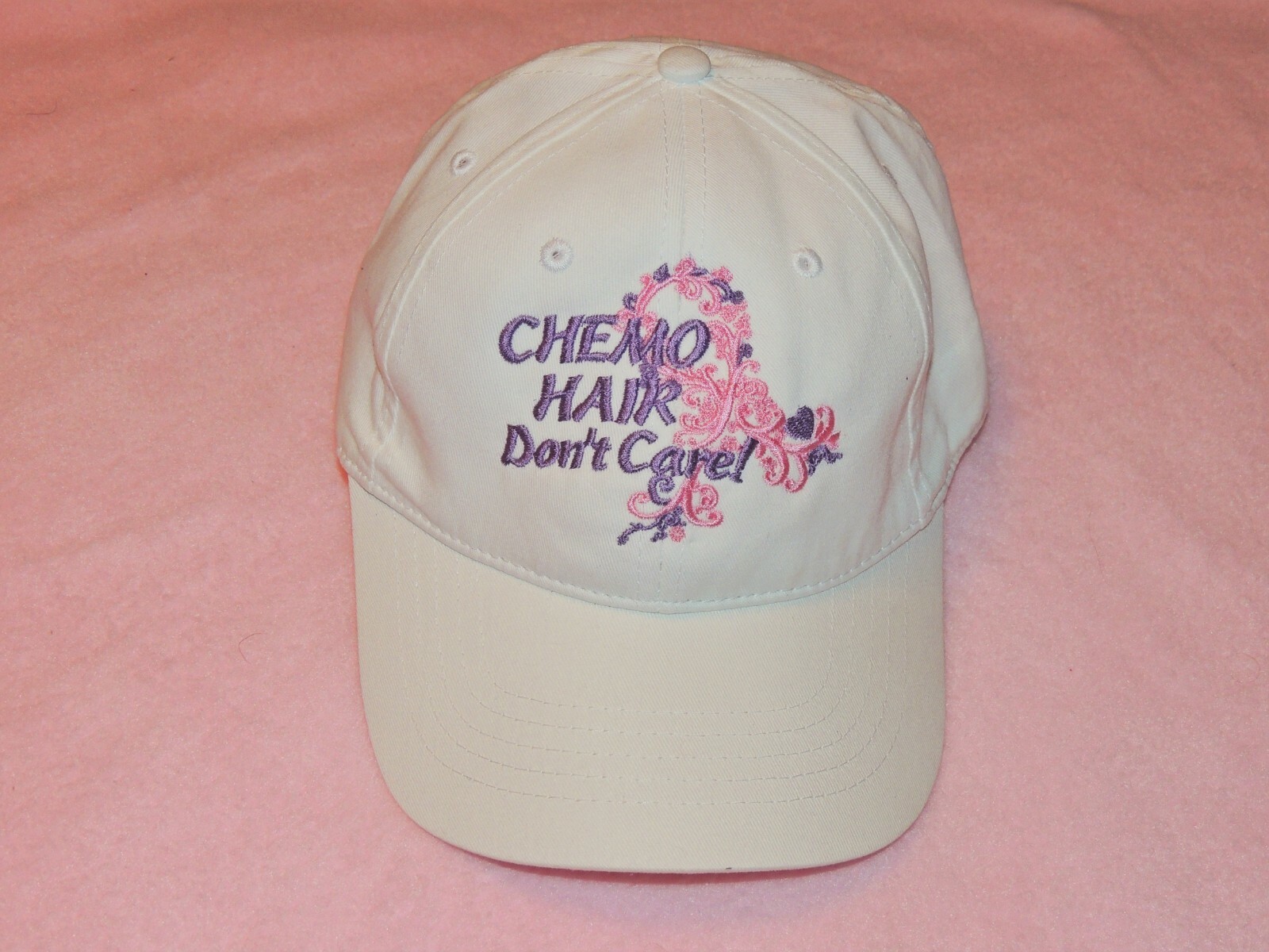 Ball Cap Chemo Hair Don't Care Baseball Cap