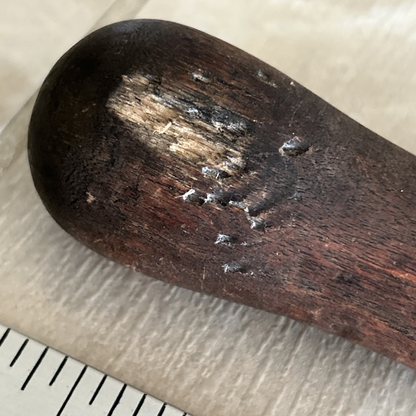 Vintage Lutz File Tool Wood Handle With A Hook