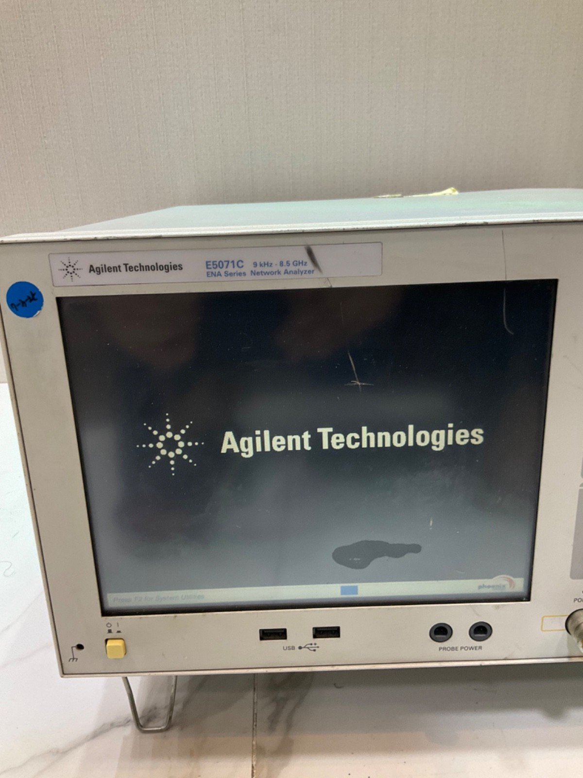 AGILENT TECHNOLOGIES E5071C NETWORK ANALYZER 9KHz-8.5GHz E5071C-ATO-65898