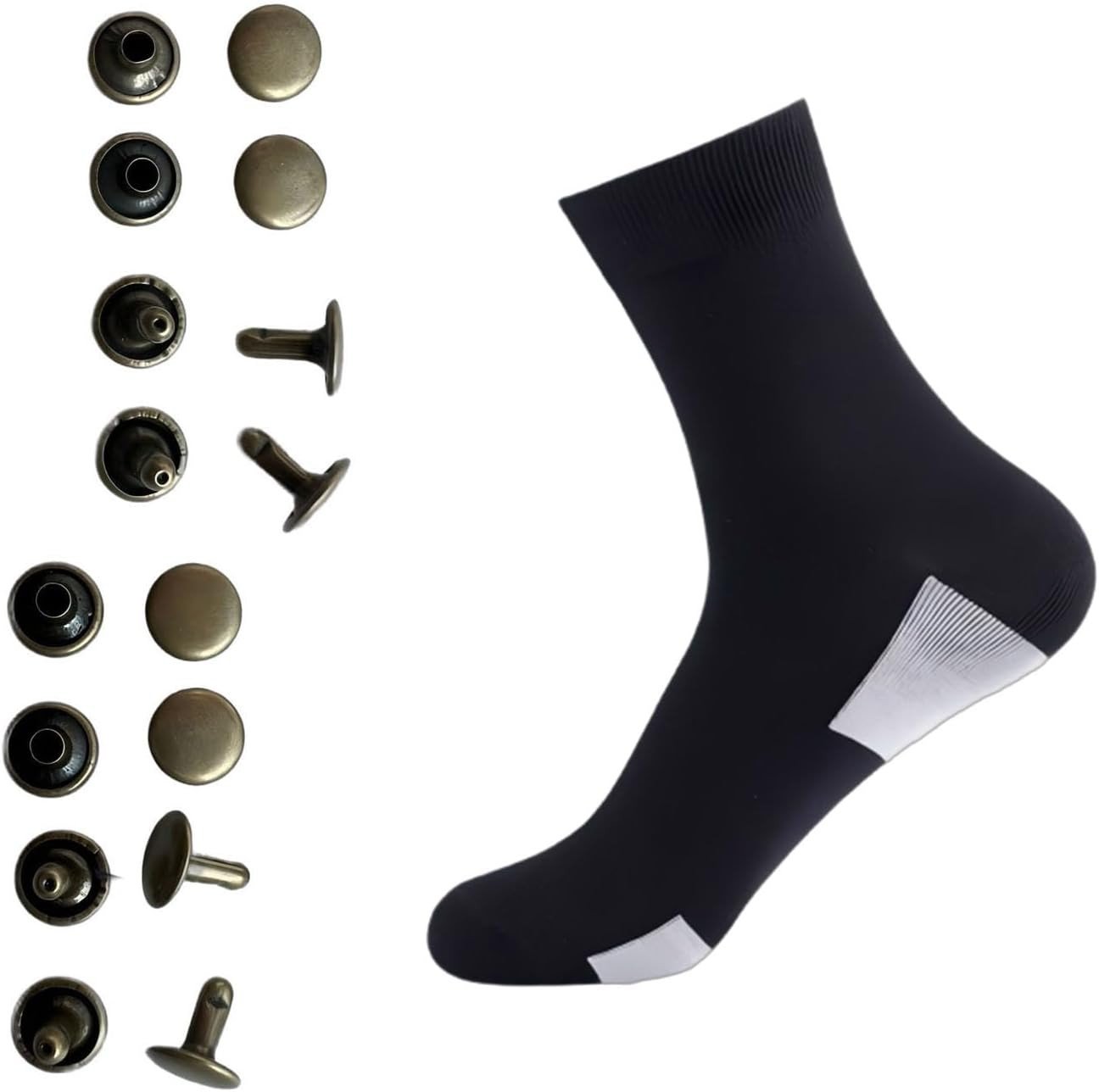 Copper Rivets for Grounding Shoes, Hike Barefoot Shoes Accessories for Earthing