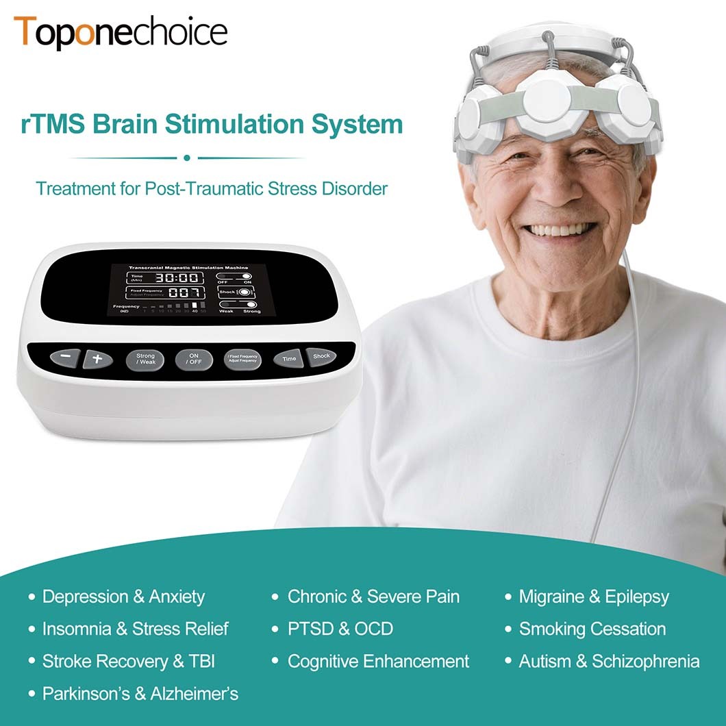 Adjustable rTMS Therapy Device 0-95min for Brain Injury Cognitive Improvement