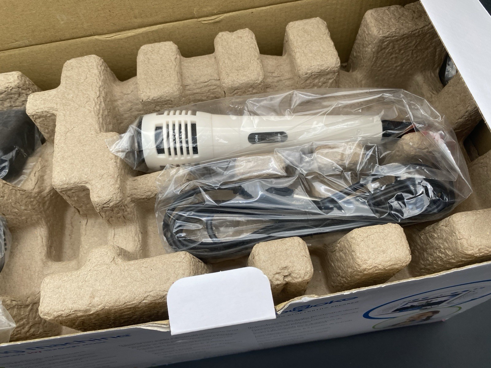 Tabeoke Singing Machine - New - White Portable Karaoke System