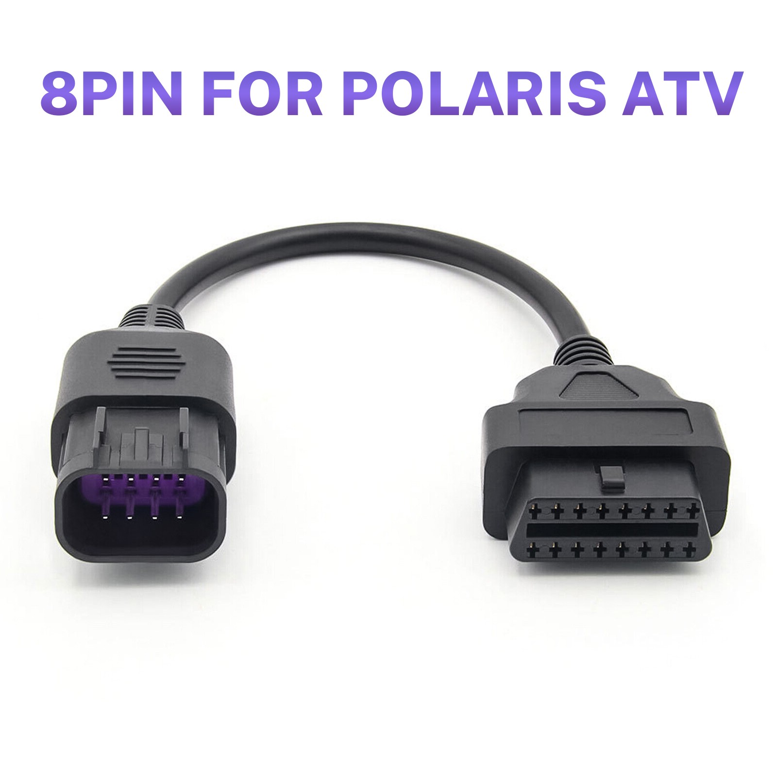 Diagnostic Adapter Connection Cable OBD2 To 8pin  For  Polaris ATV RZR Slingshot