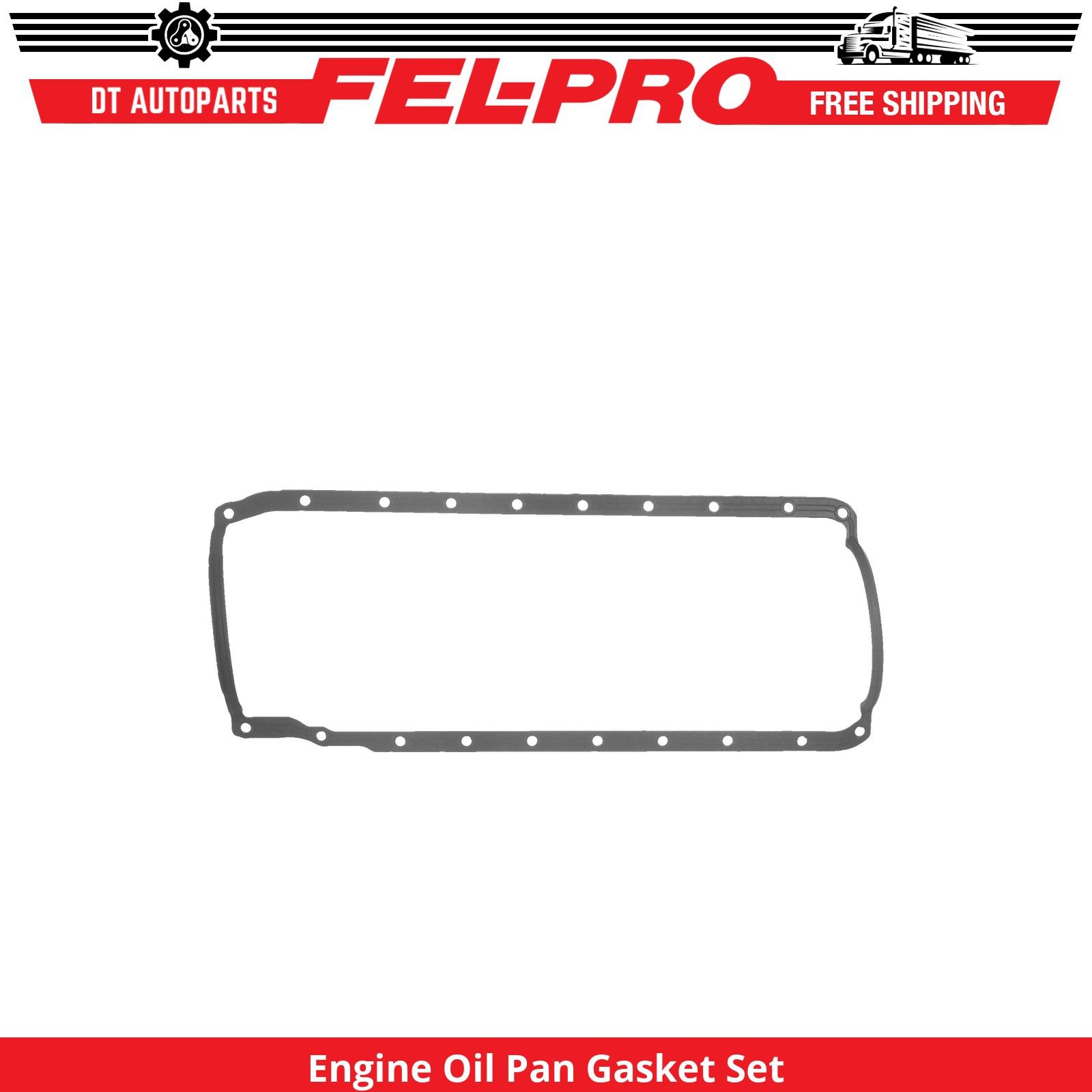 For 1991 GMC R3500 7.4L V8 Engine Oil Pan Gasket Set Fel-Pro