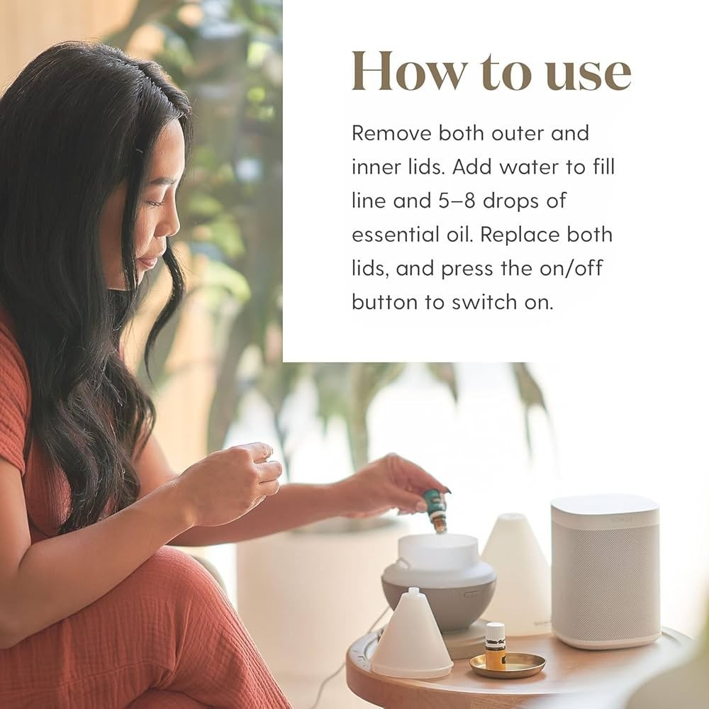 New! Young Living Essential Oils DEWDROP Essential Oil Ultrasonic Diffuser