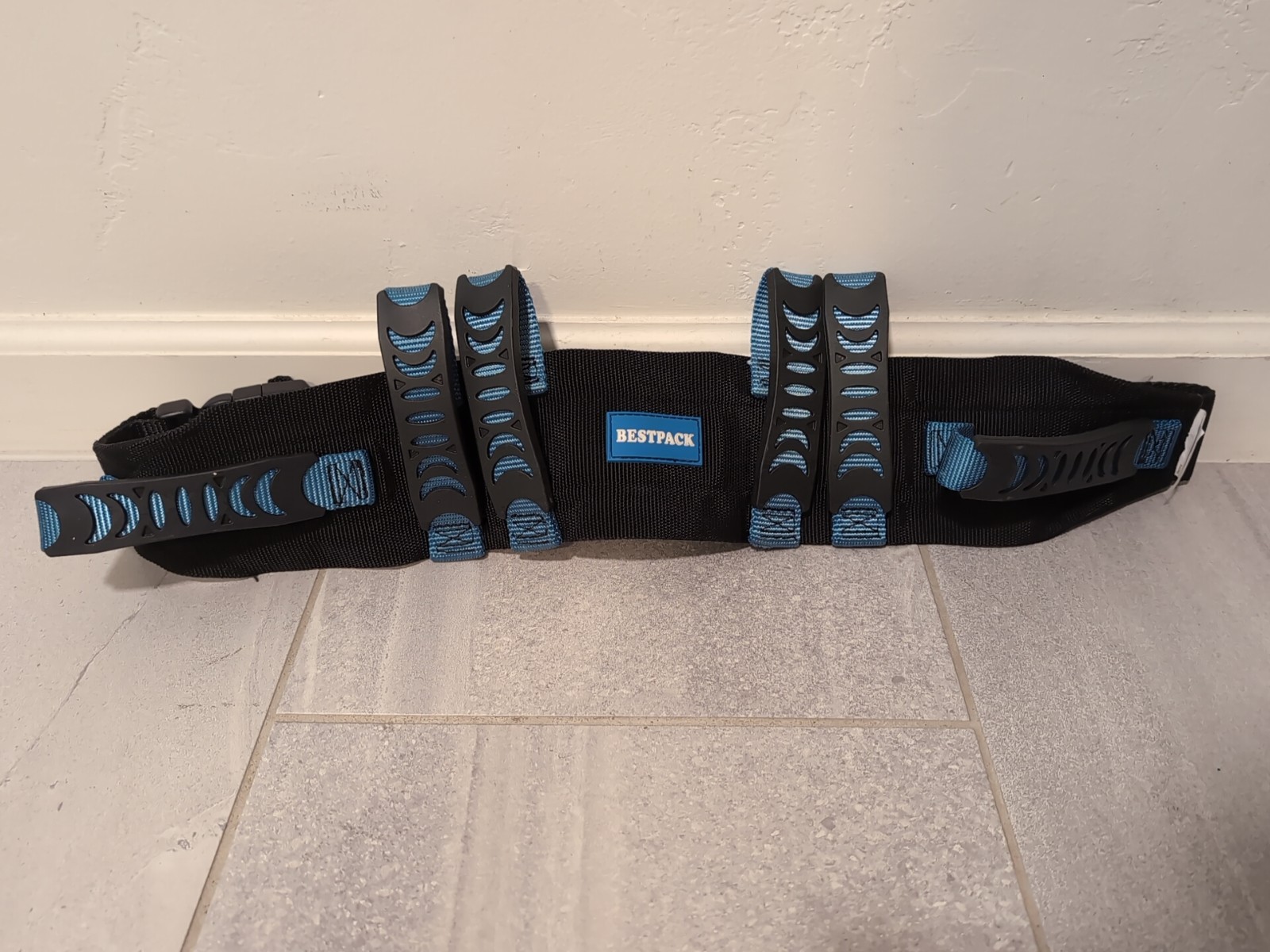 BESTPACK Gait Transfer Belt with 6 Nylon Padded Handles, Medical Nursing Safe