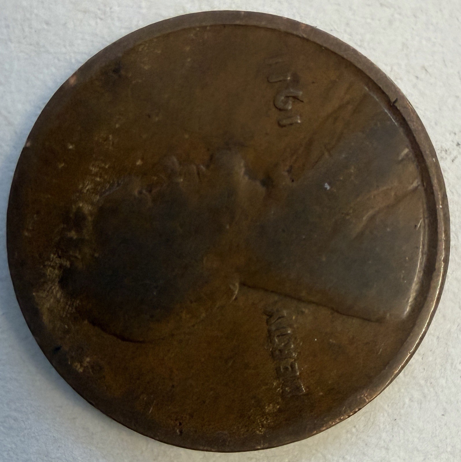 1911 Lincoln Wheat Penny Obverse + Reverse Errors No Mint Mark (#492)