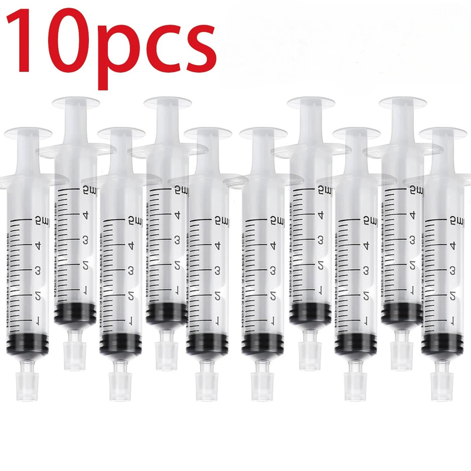 10pcs 5ml Plastic Syringe Perfume Dispenser Refill Transfer Tool Set - NEW