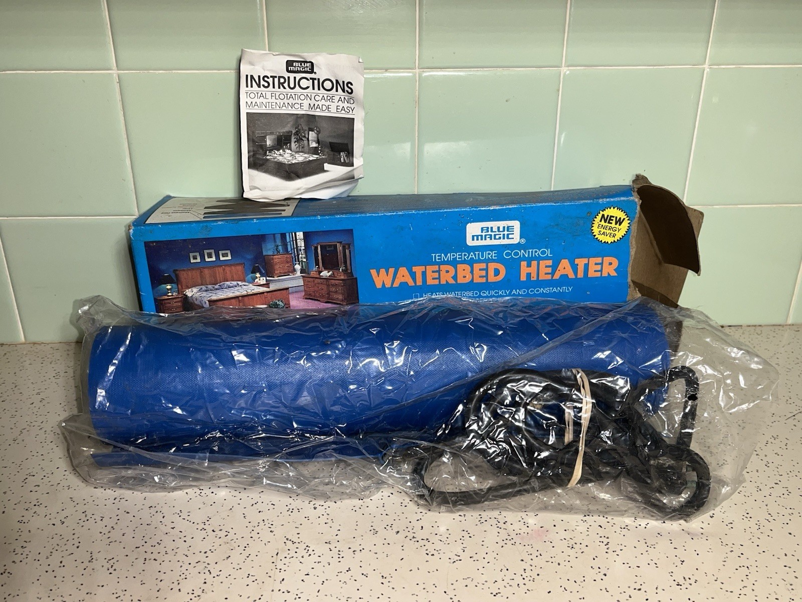Blue Magic Temperature Control Waterbed Heater Aqua Queen Model 600S *UNTESTED*