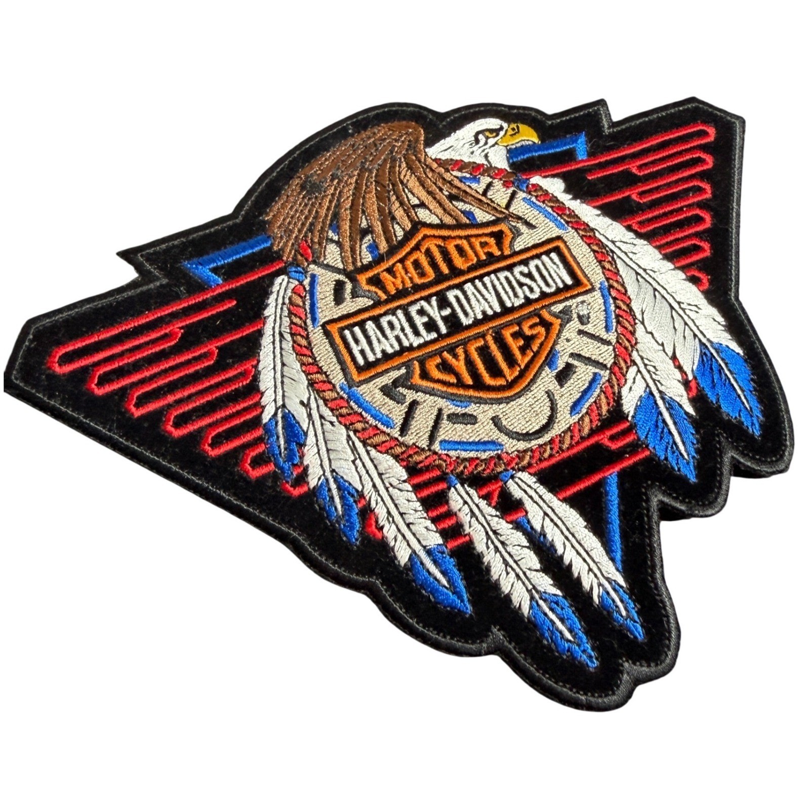 NEW Harley Davidson Concho Eagle B&S Motorcycle Medium emblem Patch EMB456063