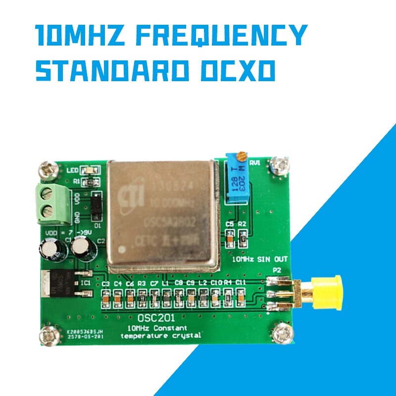 New 10MHz OCXO Frequency Standard Reference Module Board 10MHz Output For Radios