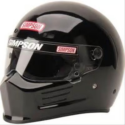 Simpson Racing 7210051 SA2020 Super Bandit Racing Helmet Adult XXL White