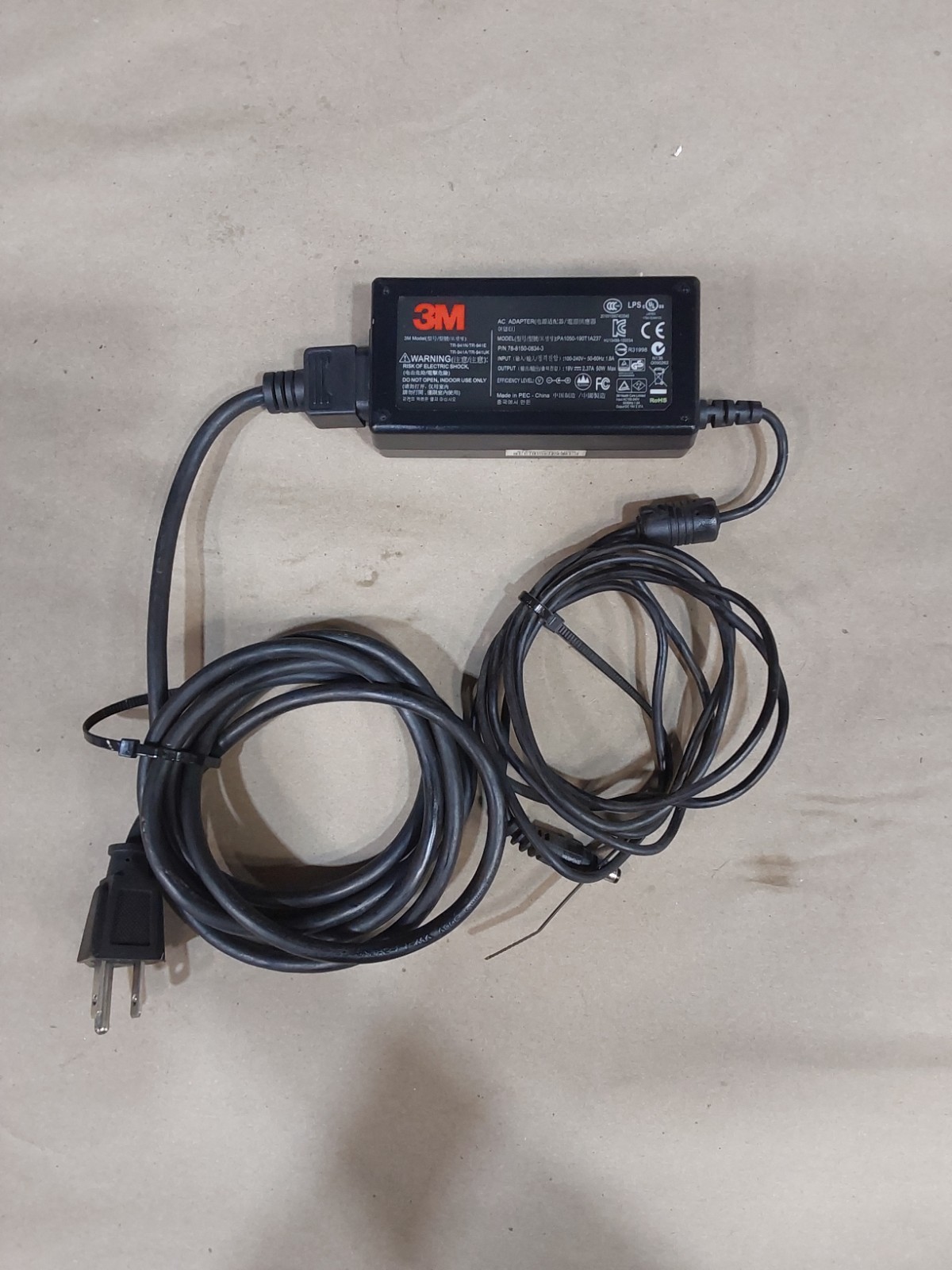 3M 78-8150-0834-3 AC Adaptor Power Supply