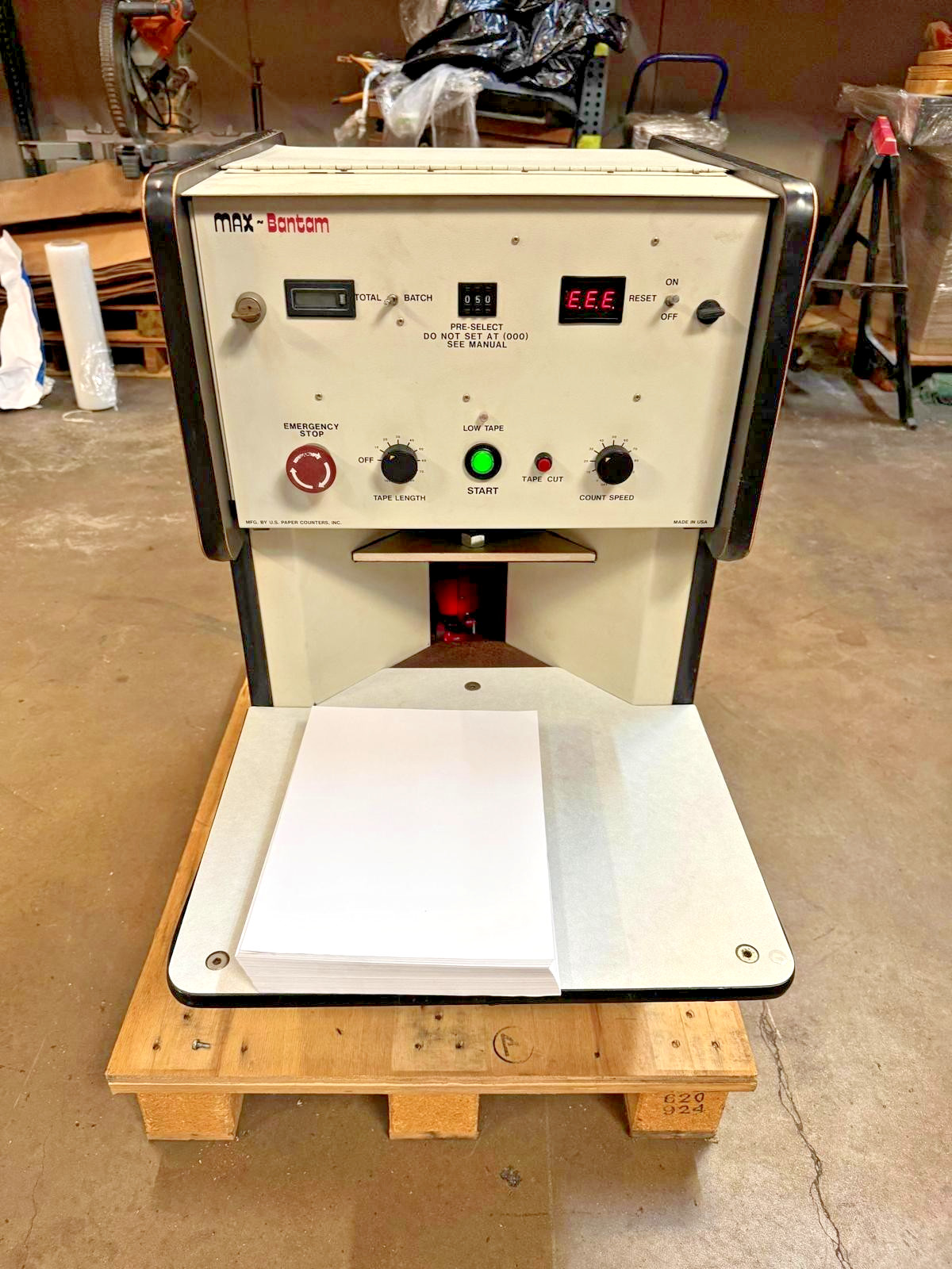 US PAPER COUNTERS - MODEL MB-1