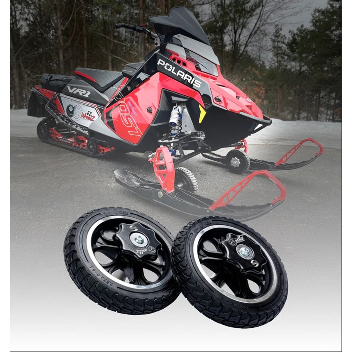 Terick Solutions 9 in. with 1 in. Offset Premium EZ Wheelz EZW-09100F