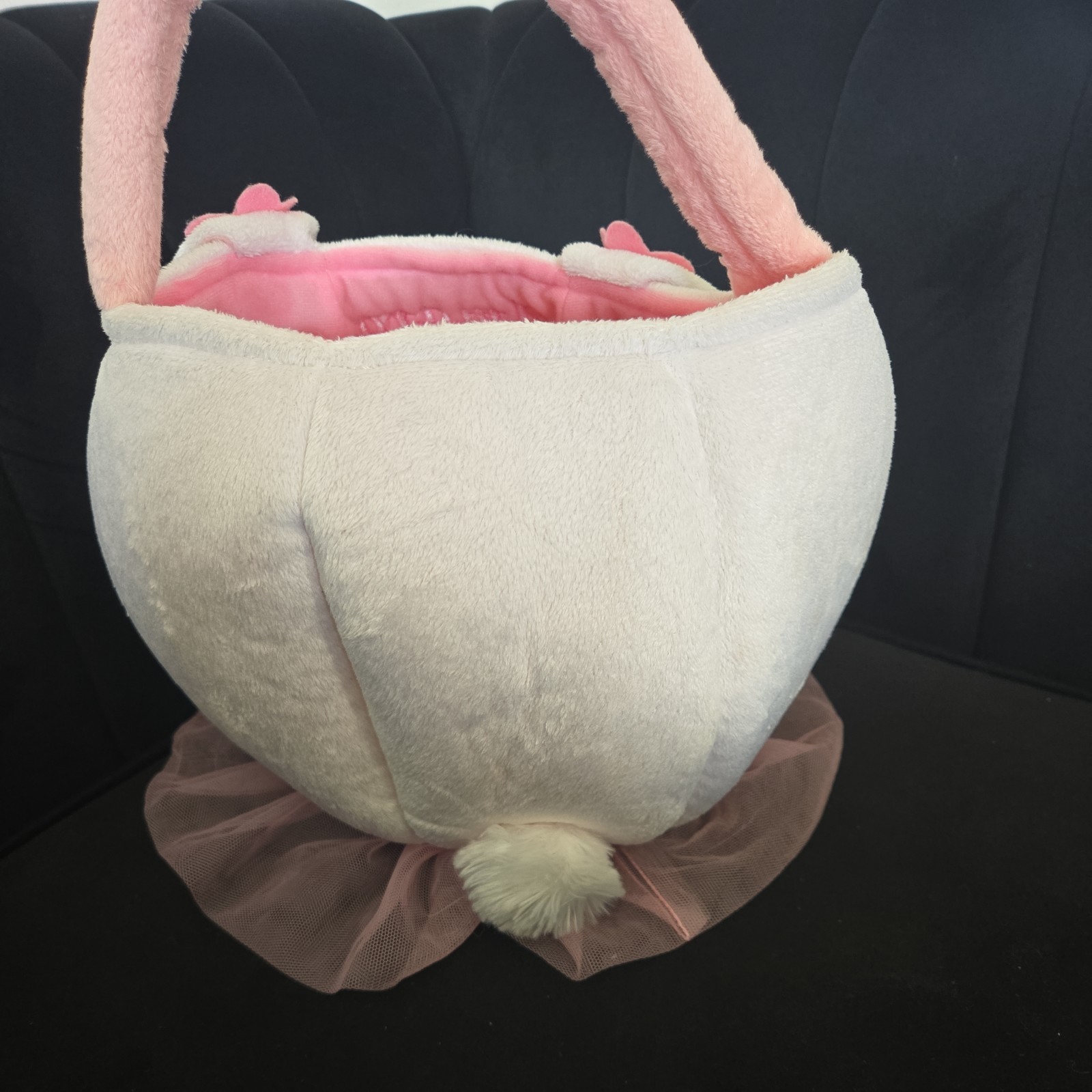 Personalization Universe Easter Bunny Basket White