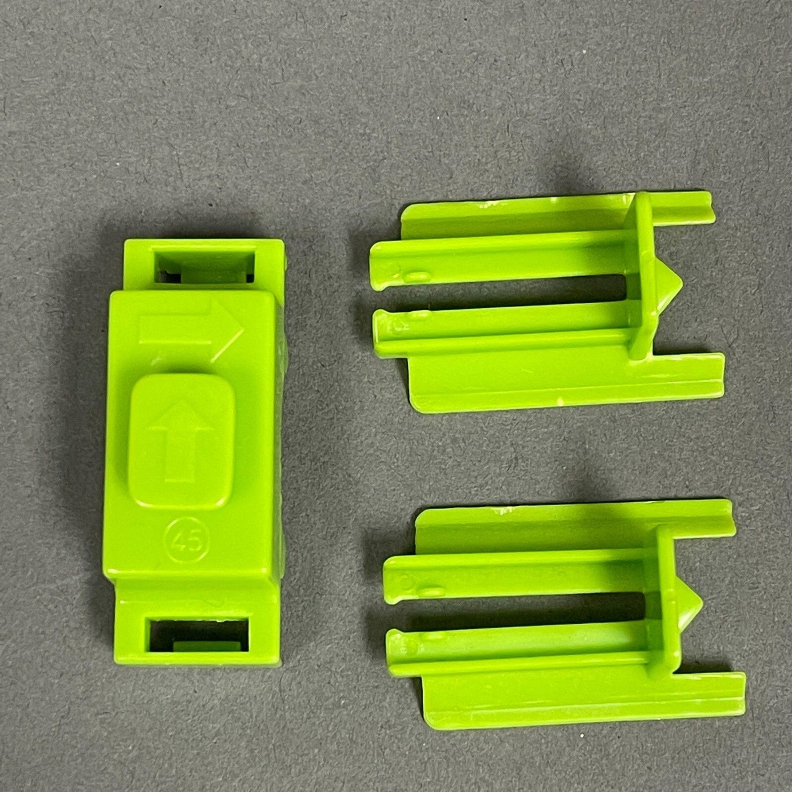 Marble Mania Dual Velocity Techno Gears Green #45 #25 Replacement Parts Lot of 3