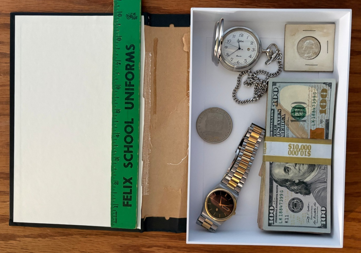 Large Hollow Book Safe Hidden HIDE CASH Jewelry Valuables Money Gold Silver USA