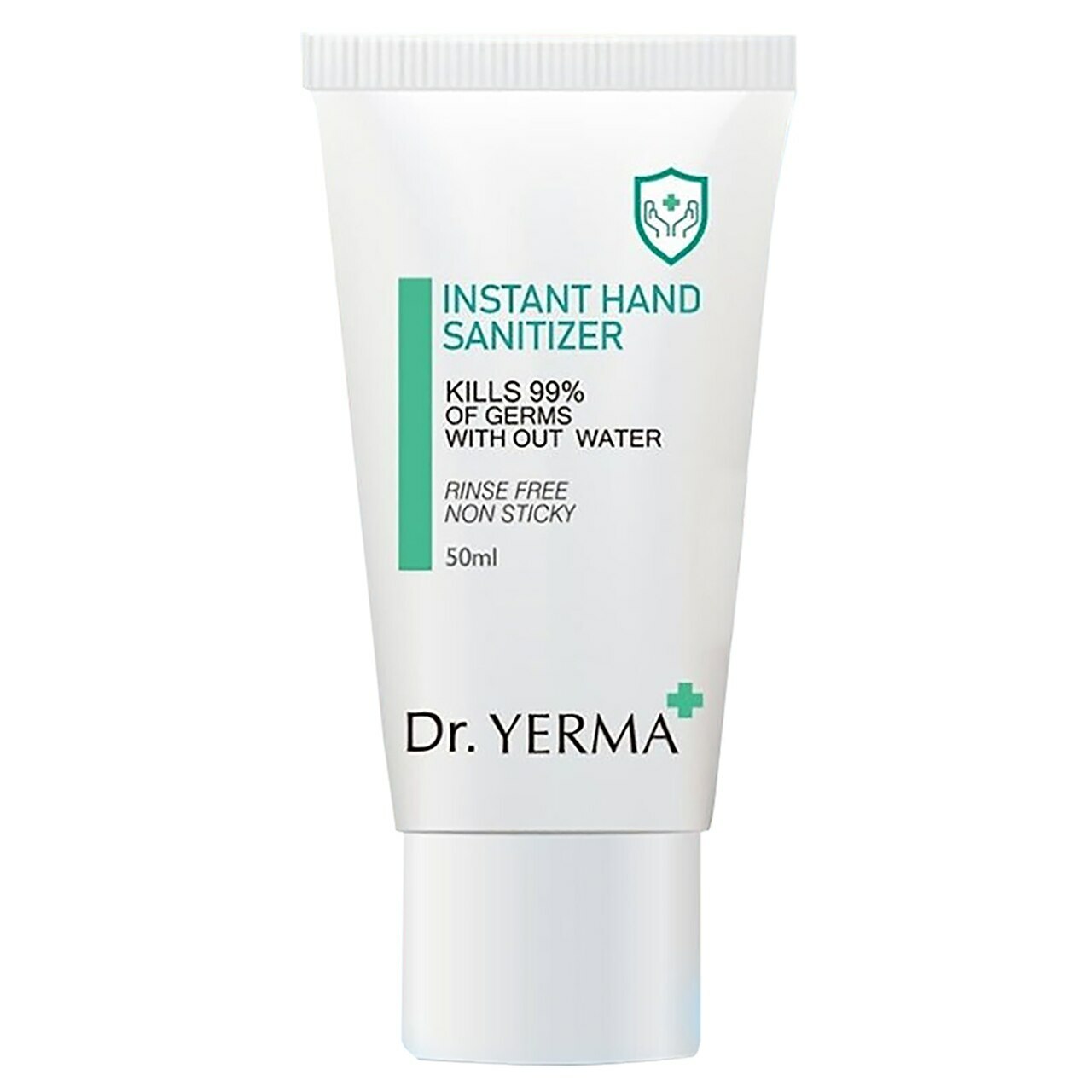Dr. Yerma Hand sanitizer  (4) 50ML Tubes Clean Gel Alcohol 70% Fresh Scent