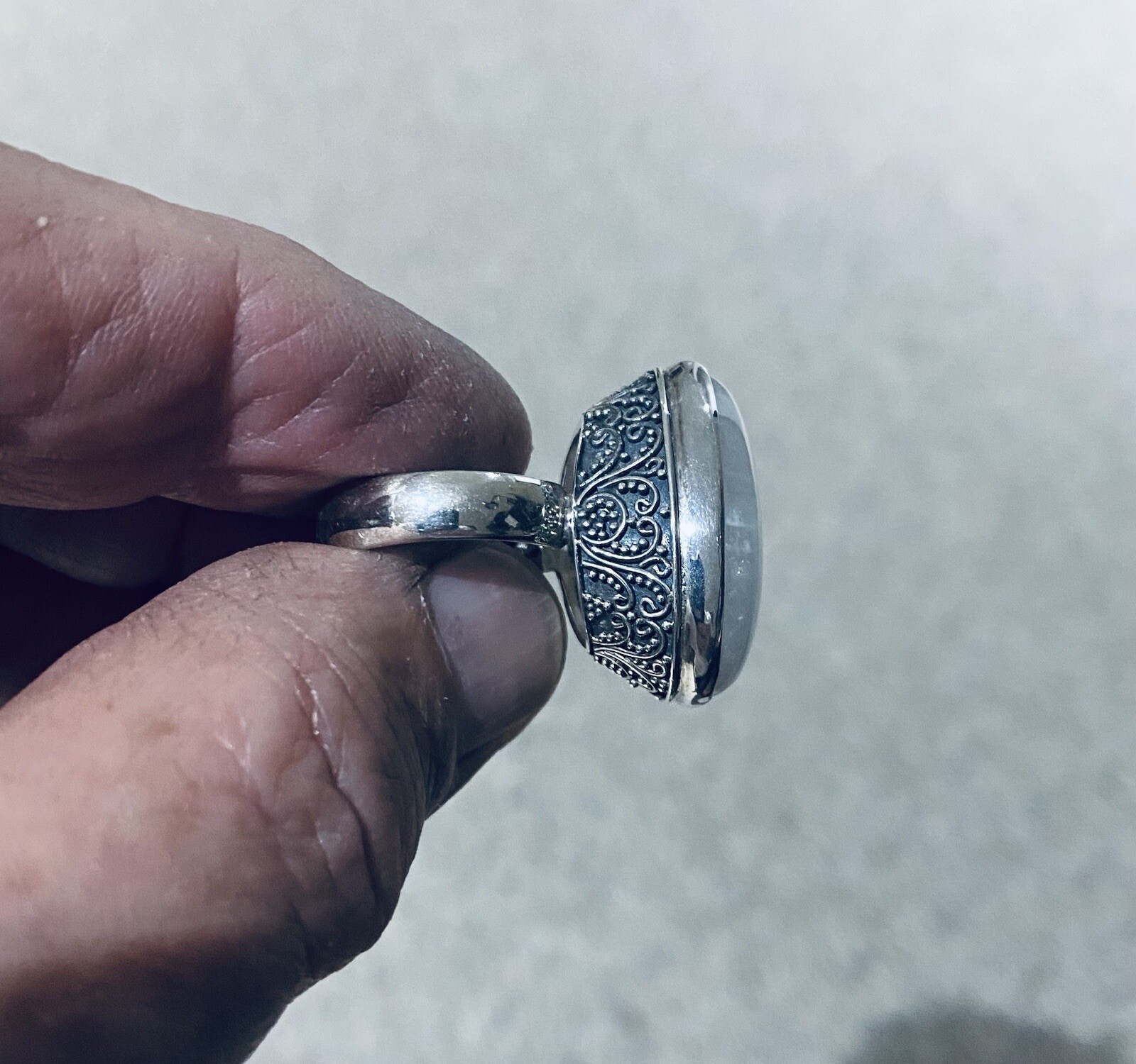 Moonstone Ring Sterling