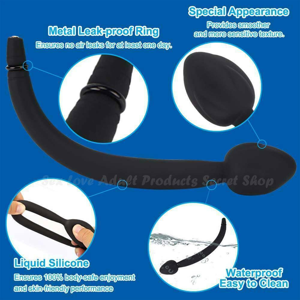 Silicon Inflatable Ball Dilator Expander Plug Extreme Chastity Device for Couple