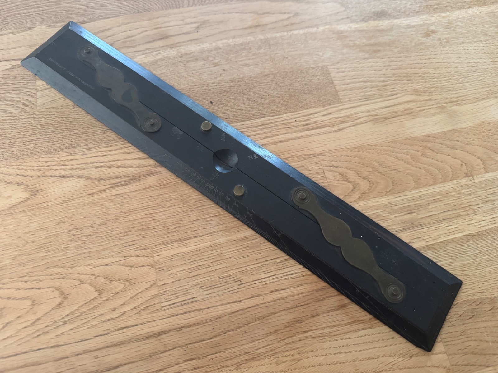 Antique Frodsham and Keen Architect's / Engineers Angle Transfer Rule / Square