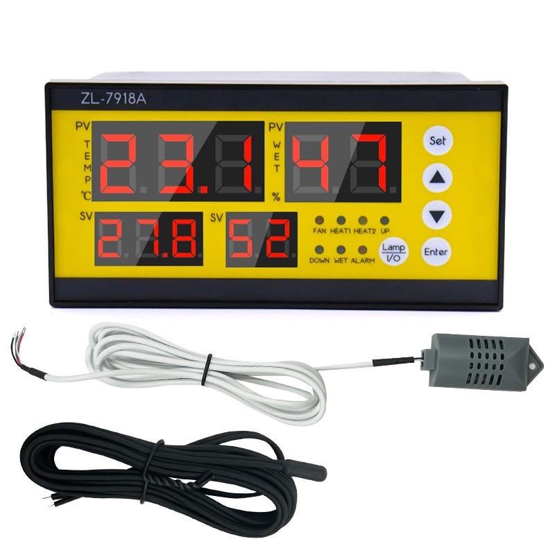 Automatic Egg Incubator with Dual Heating Digital Temperature Humidity Control