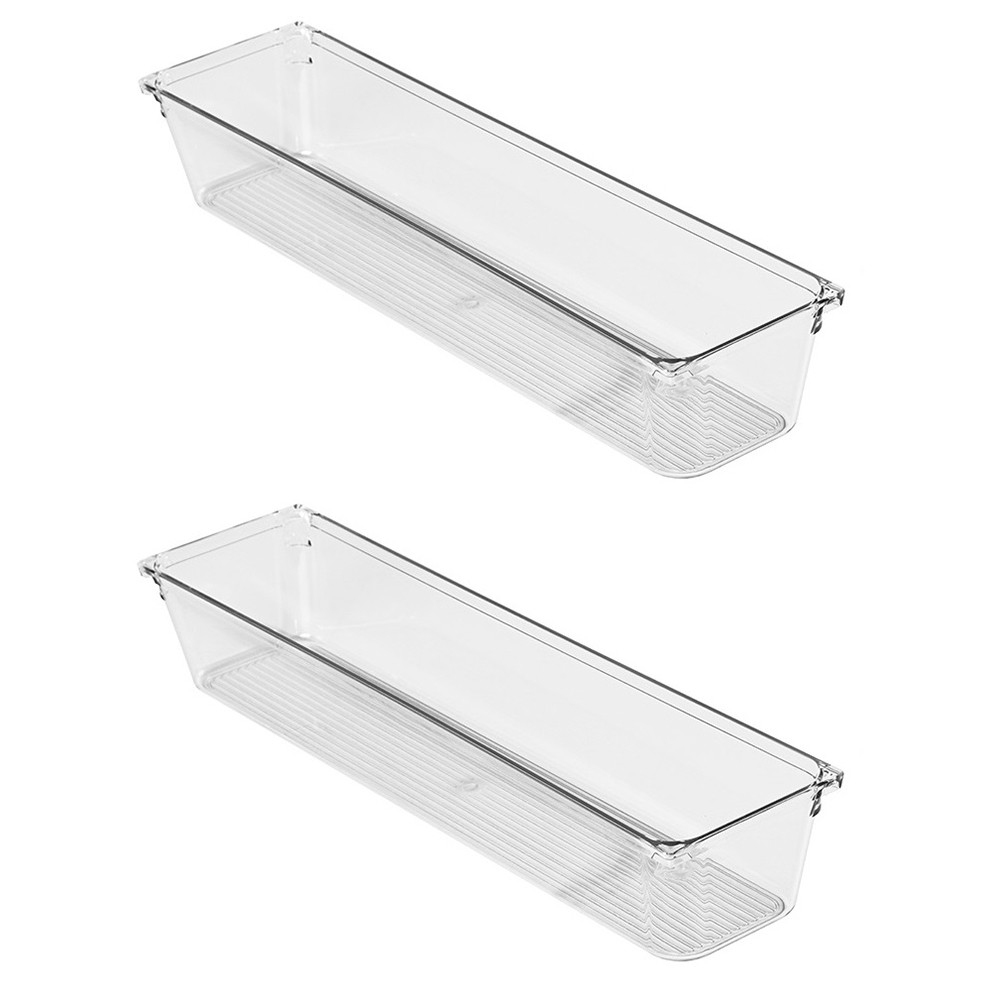 Desk Storage Tray Plastic Organizer Tray Drawer Organizer System D7D97804