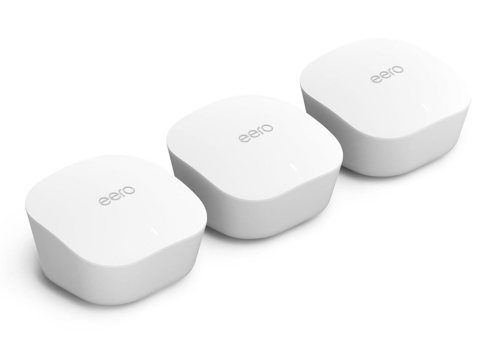 eero B010301 Pro Mesh 2nd Generation WiFi System, White - Set of 3