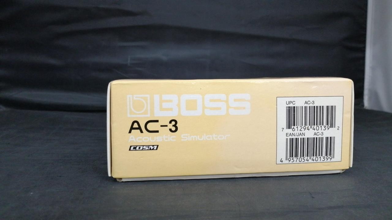 Boss AC-3 Acoustic Simulator Guitar Effects Pedal Yellow