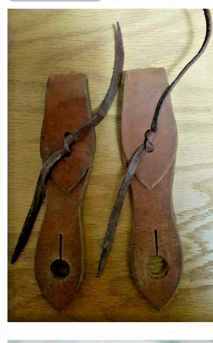 Harness Leather "Quick Release" Slobber Straps