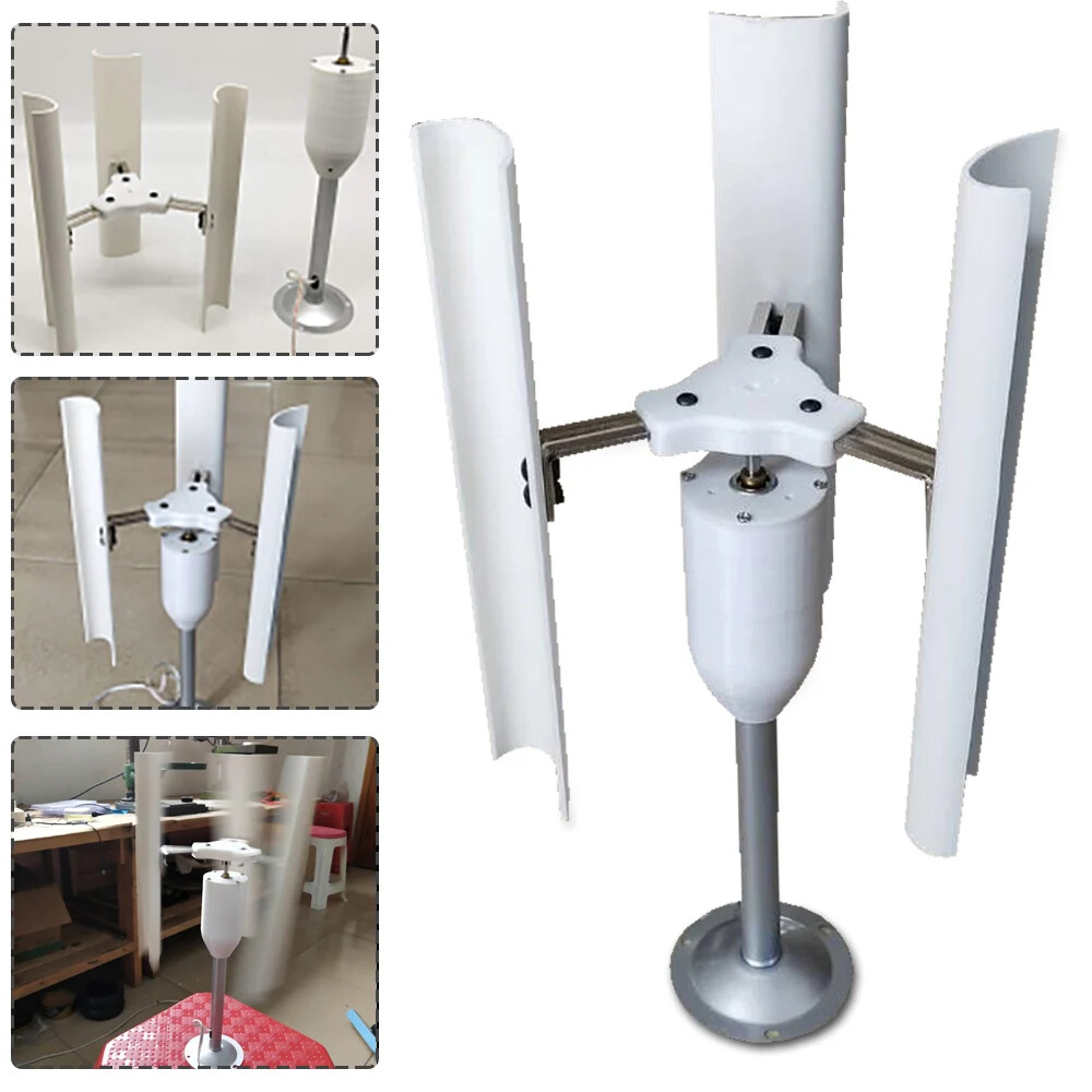 Three-phase Permanent Magnet Generator Windmill Toy Night Light Making DIY