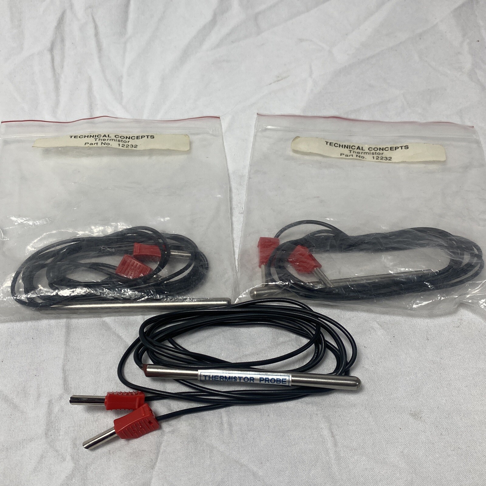 3 Lot Technical Concepts Student Thermistor Probe Temperature Sensor - 12232