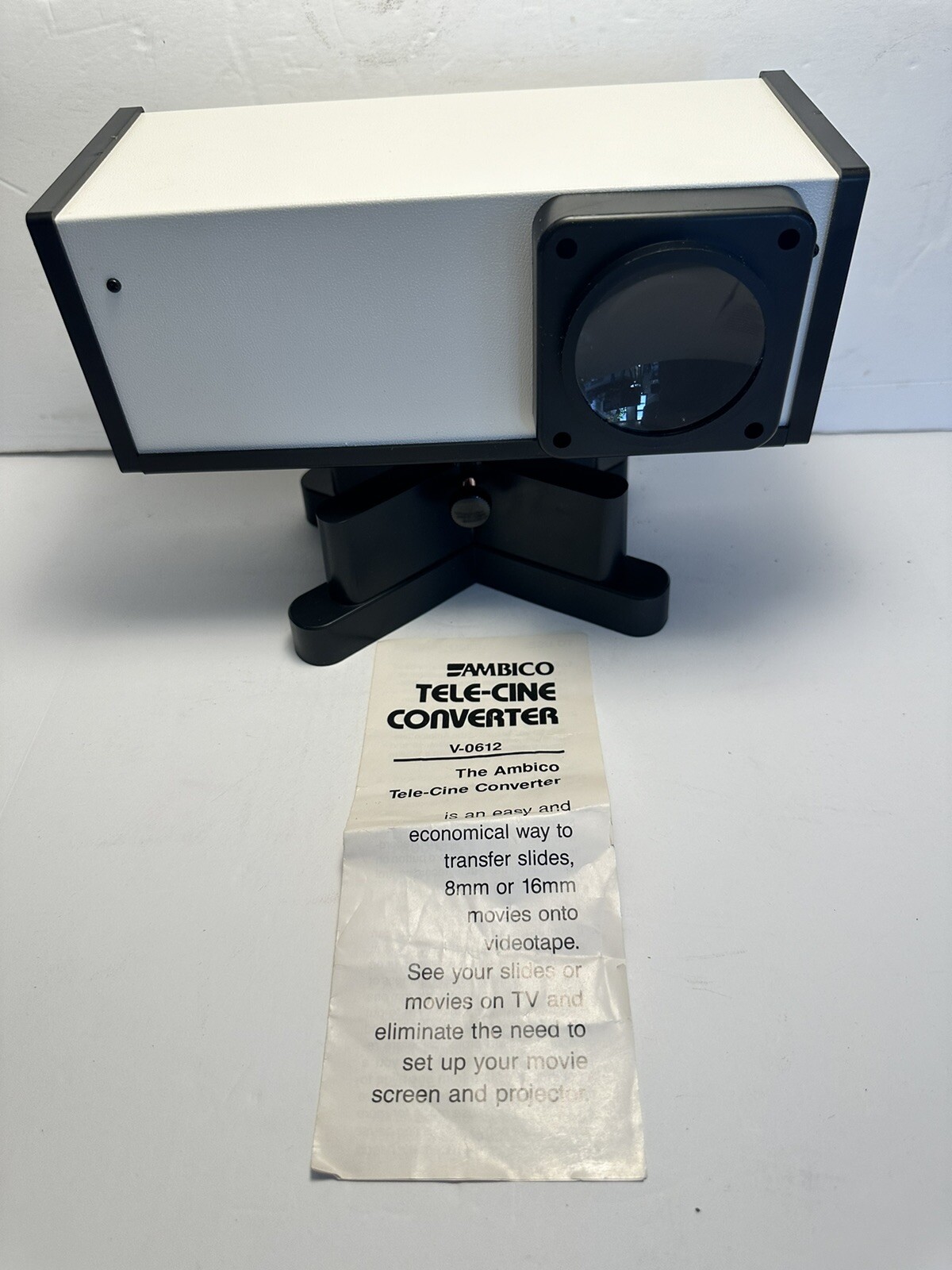 Vintage Ambico Model V-0612 The Director Film To Video Transfer.