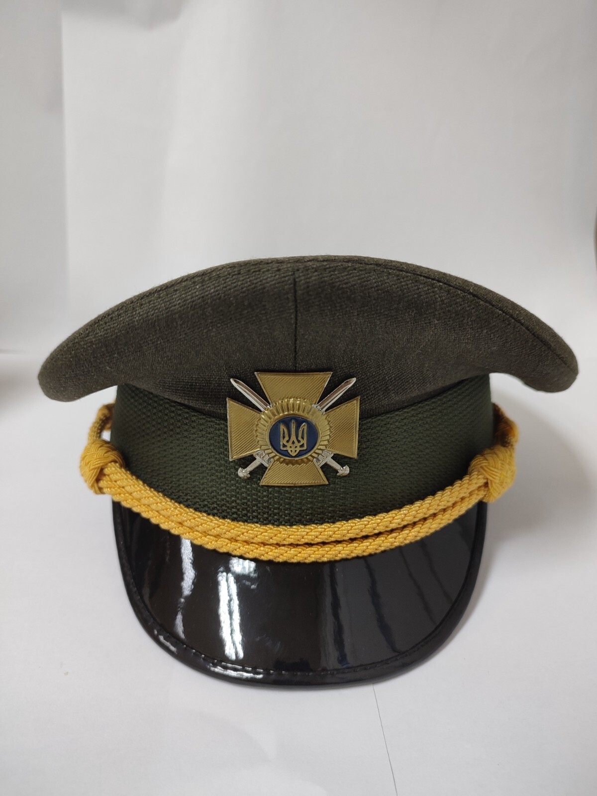 Ukrainian Army Military Uniform  Ceremonial Weekend Cap  Visor  Hat