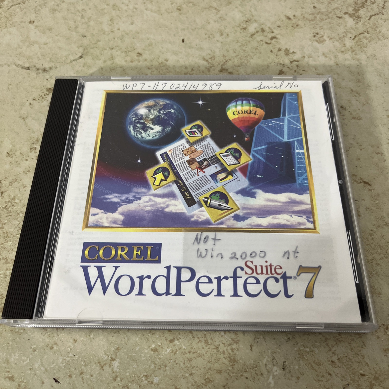 Corel WordPerfect Word Perfect 7 Suite PC / Windows 95 CD-ROM #2