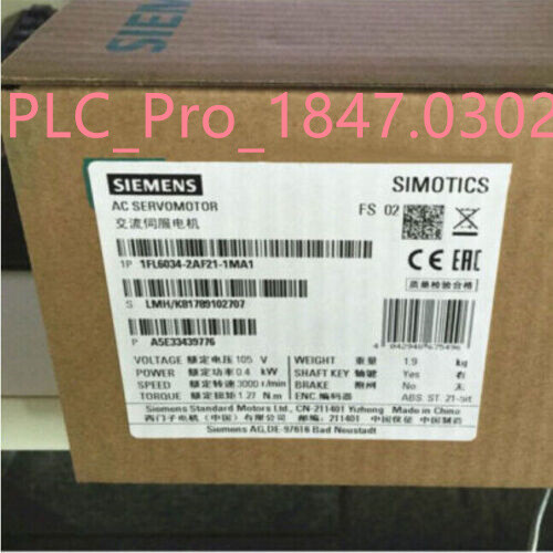 1FL60342AF211MA1 1PCS Brand New Siemens 1FL6034-2AF21-1MA1 Fast delivery